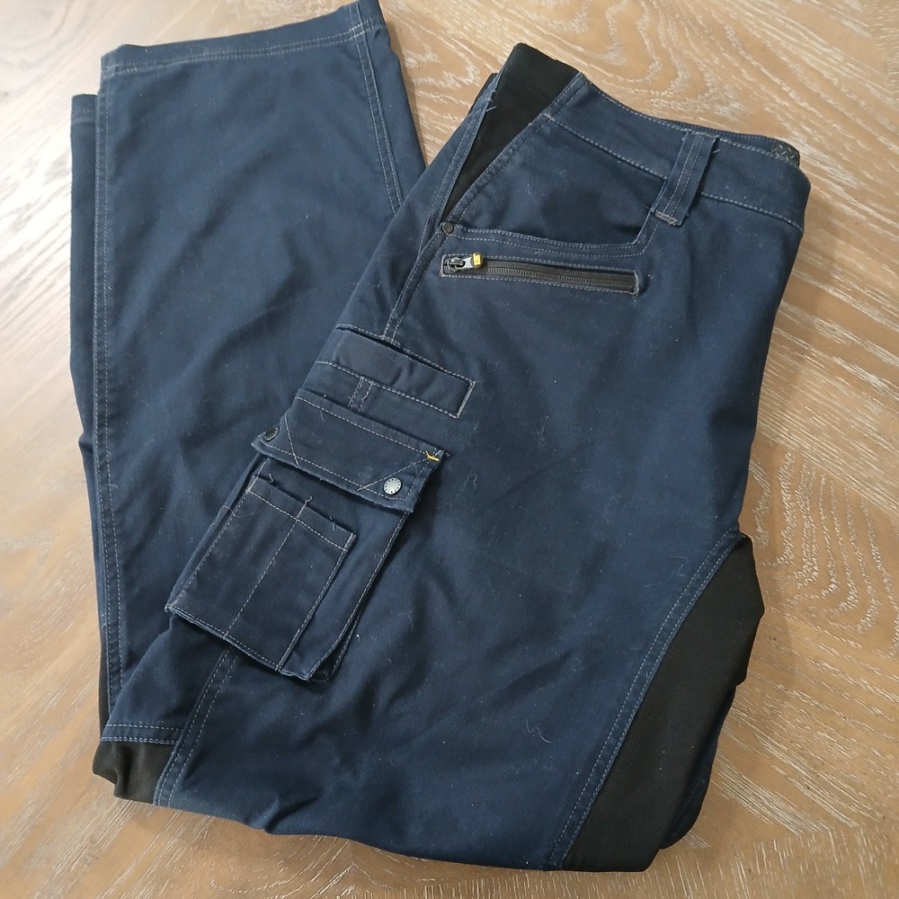 Caterpillar Men Pants Operator‎ 38x34 Flex Pant Fabric Breathable Crotch Gusset.